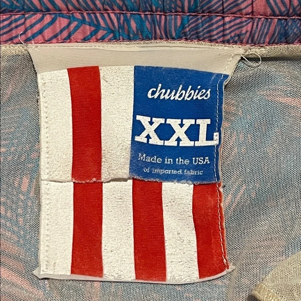 Chubbies Pink and Blue palm‎ fronds 6